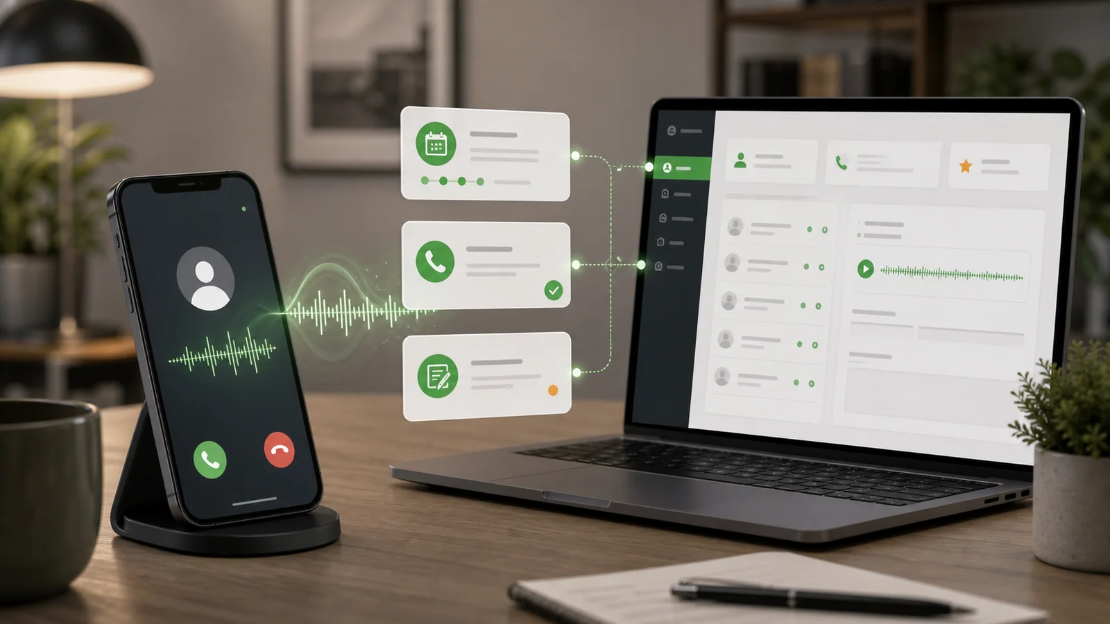 AI voice agent voor inkomende telefoontjes