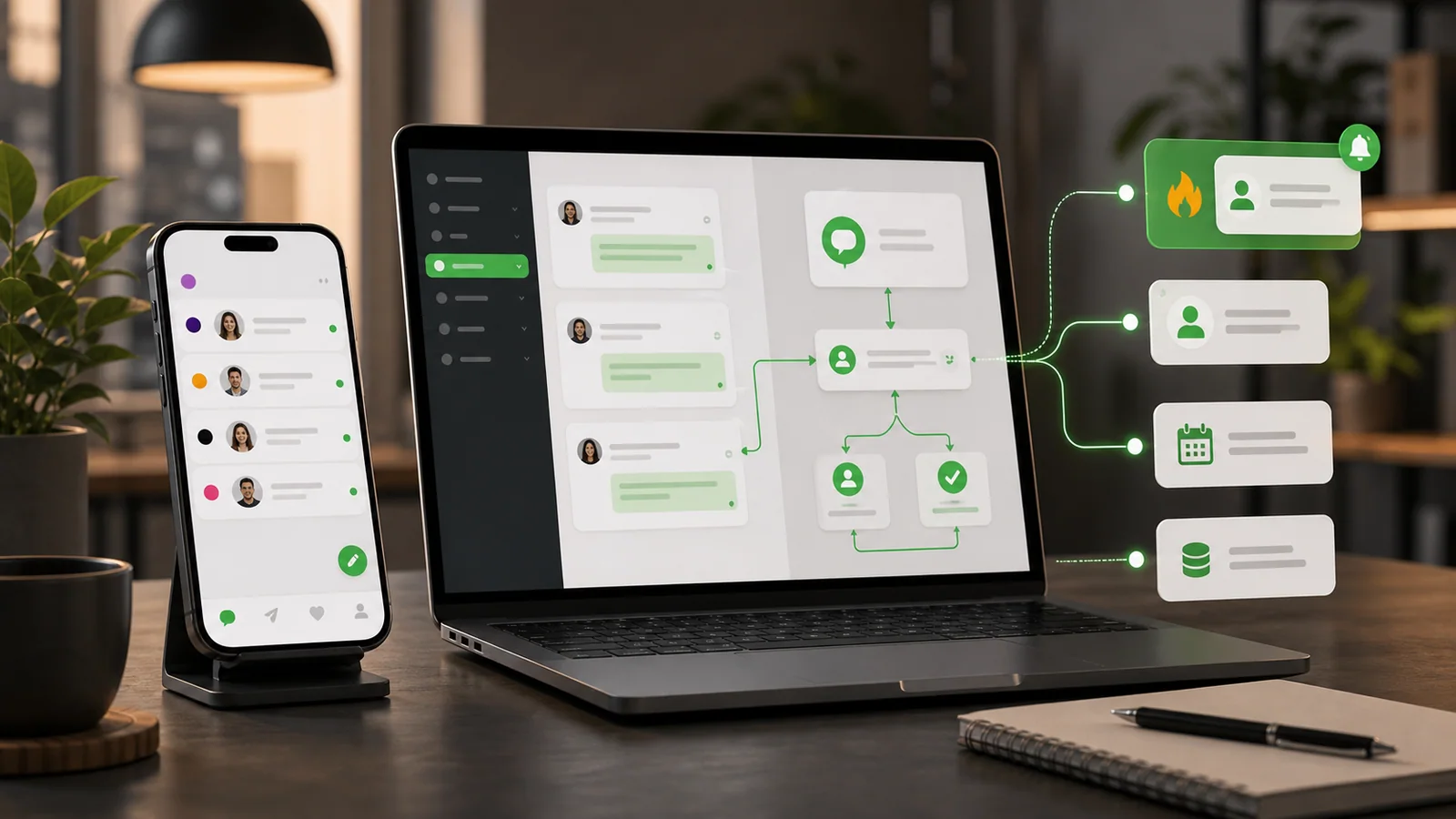 Social media DM autoresponder voor Insta, Facebook en TikTok