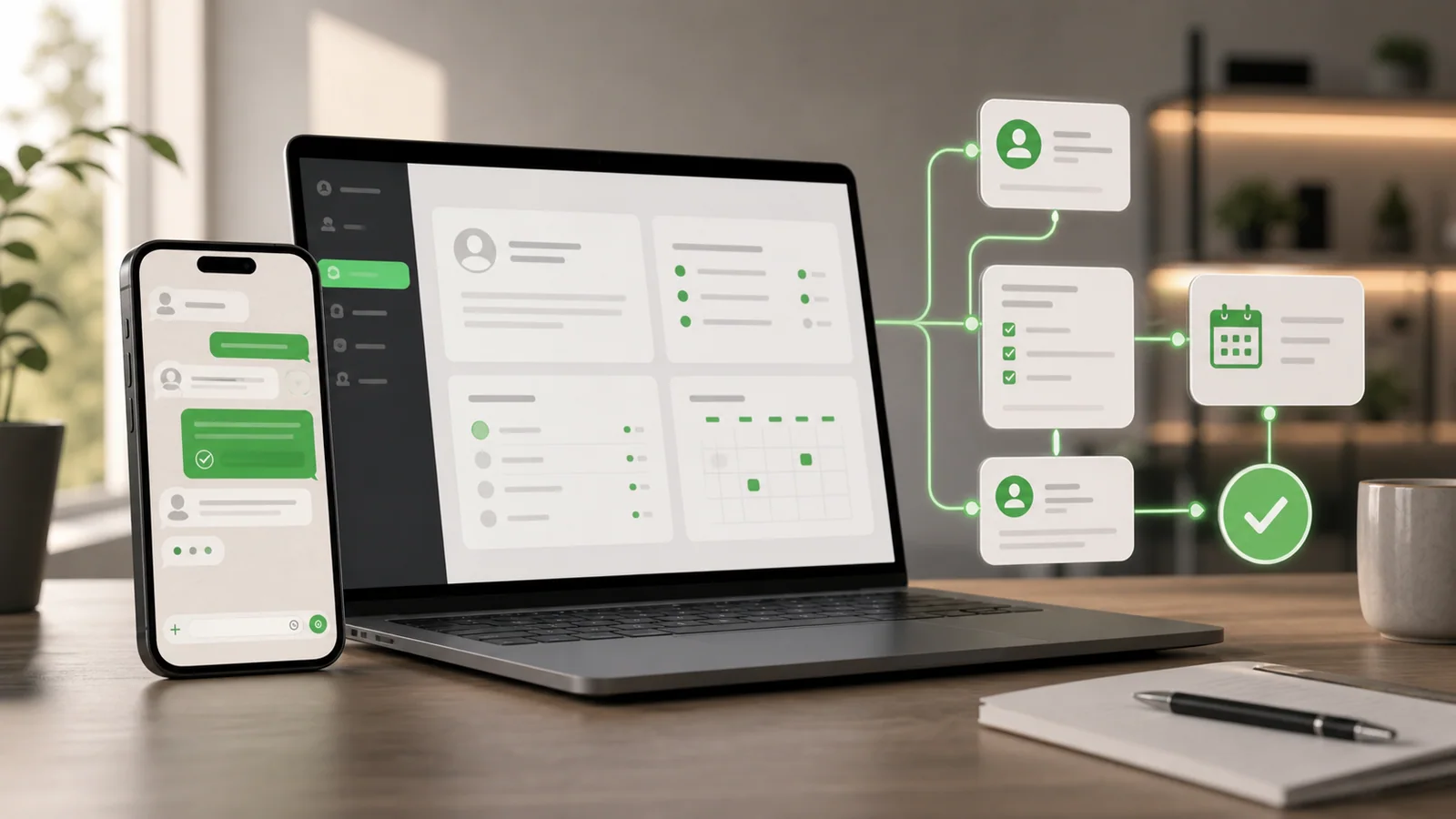 WhatsApp lead-flow automation