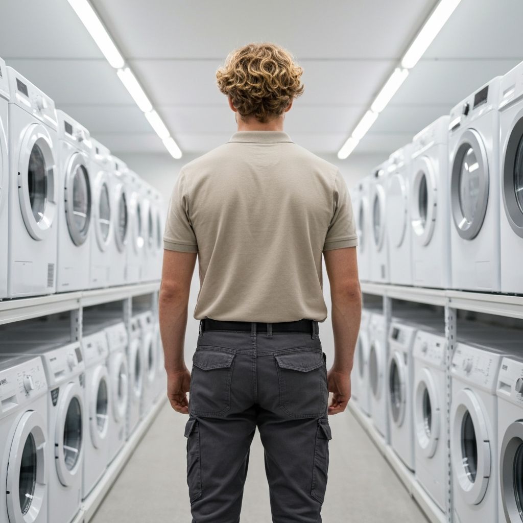 Refurbished witgoed apparaten in showroom