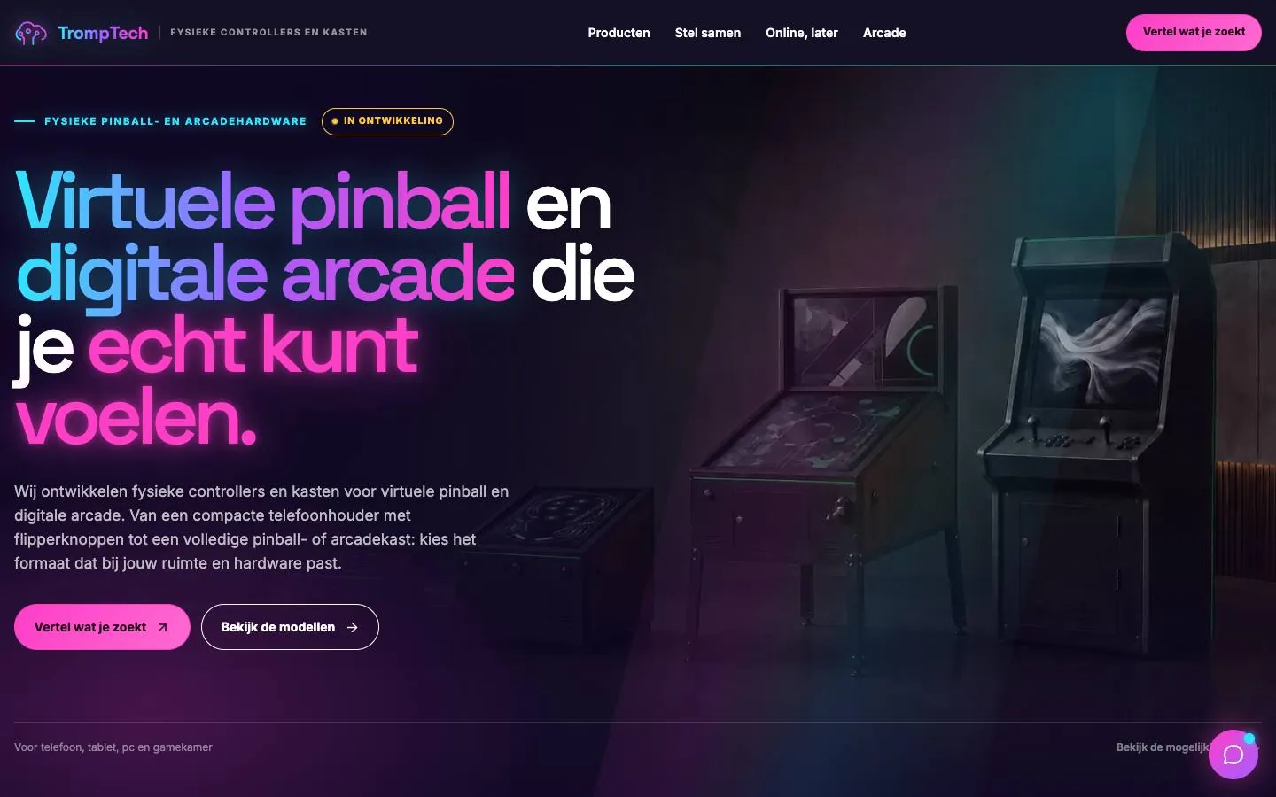 Schermafbeelding van TrompTech Pinball
